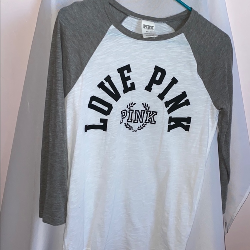 PINK 3/4th sleeve size XS